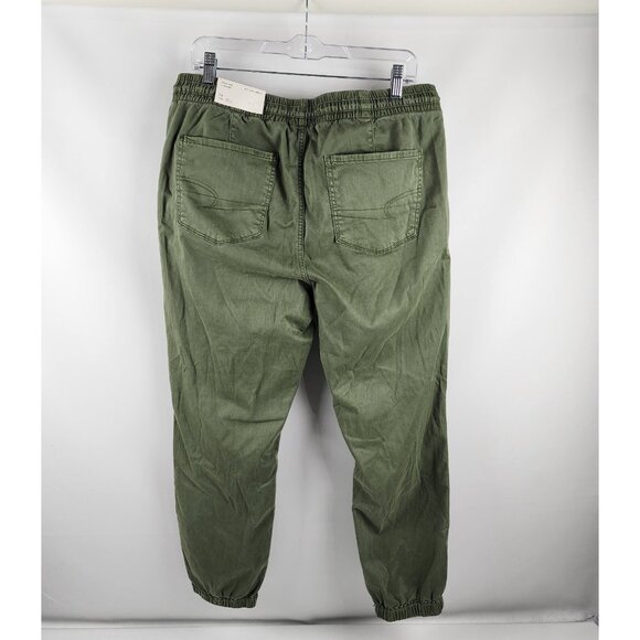 American Eagle Jogger Womens 16 Green Next Level Stretch Jegging 33x26 NWT - Picture 8 of 11